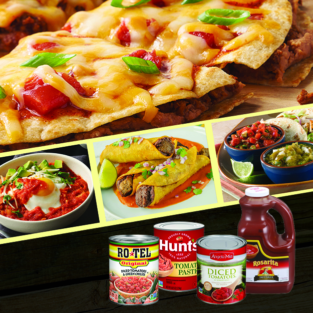 Turn Up the Flavor. Turn Up the Points. Earn 2X, 3X, or 5X points on Angela Mia, Hunt’s, RO*TEL & Rosarita products!