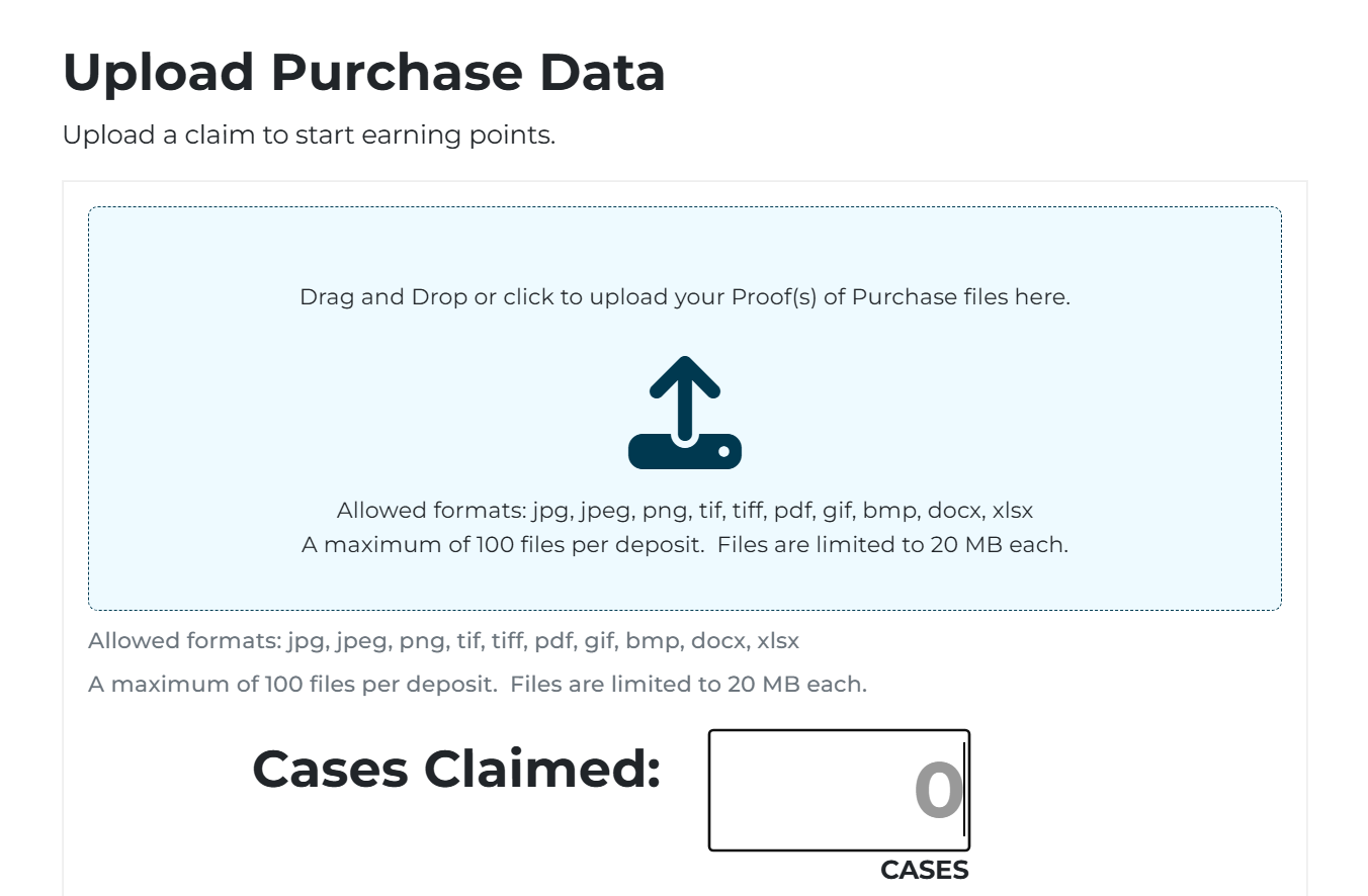 Rewards Catalog Screenshot